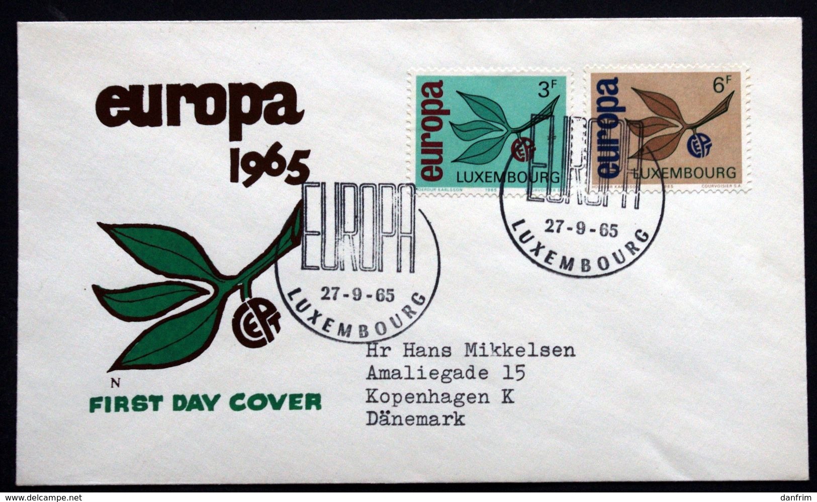 Luxembourg1965  EUROPA   MiNr.715-16  ( Lot 291 ) - FDC