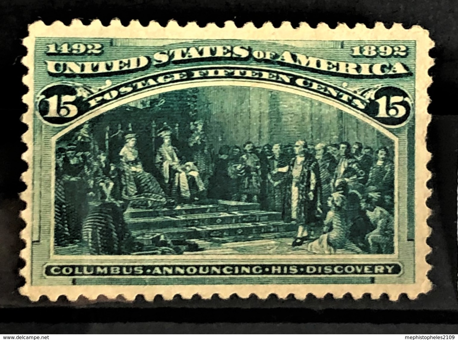 USA 1893 - MLH - Sc# 238 - 15c - Columbus - Nuevos