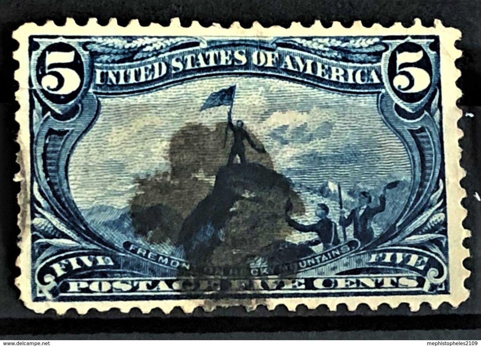 USA 1898 - Canceled - Sc# 288 - 5c - Gebraucht