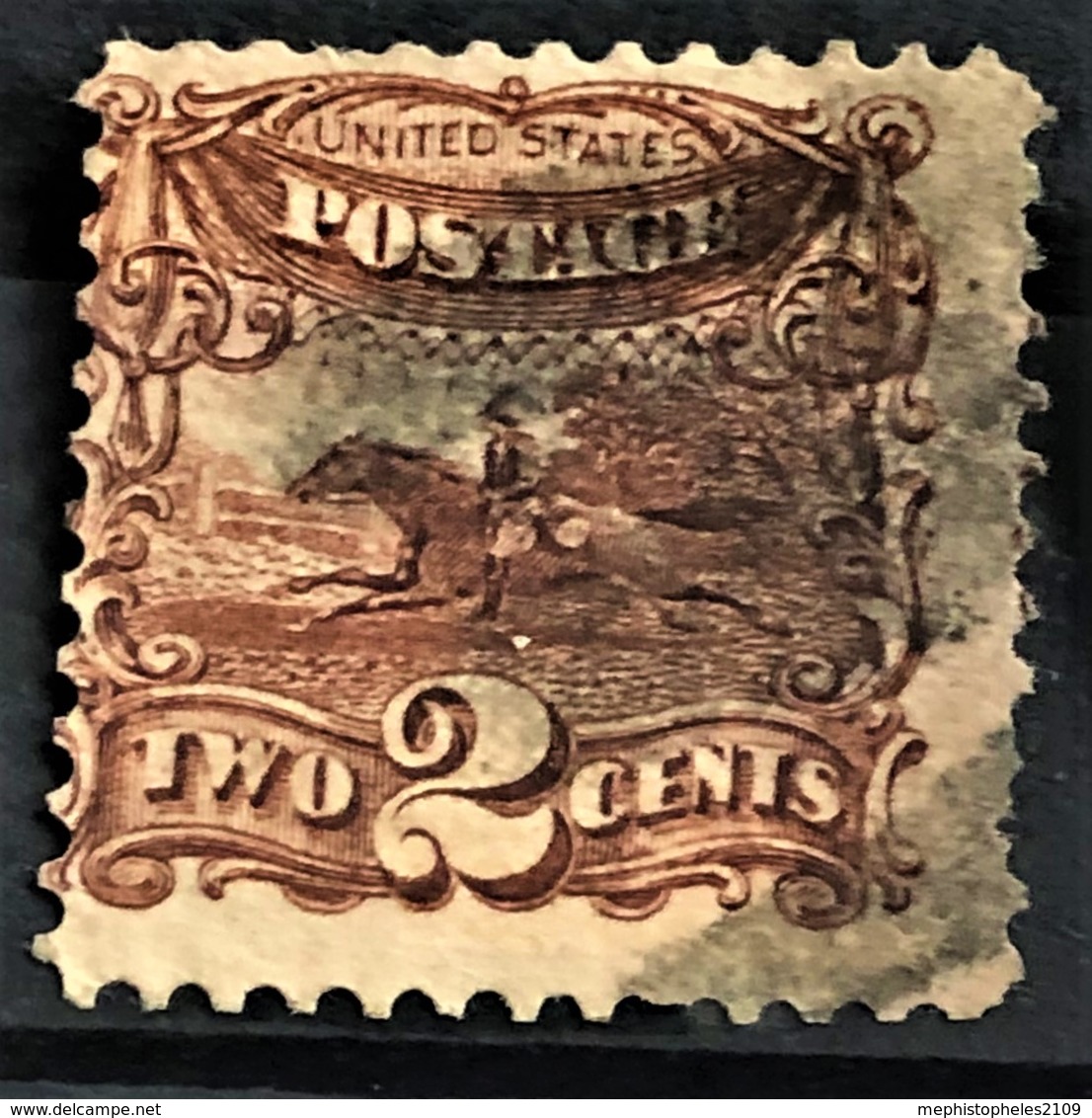 USA 1869 - Canceled - Sc# 113 - 2c - Gebraucht