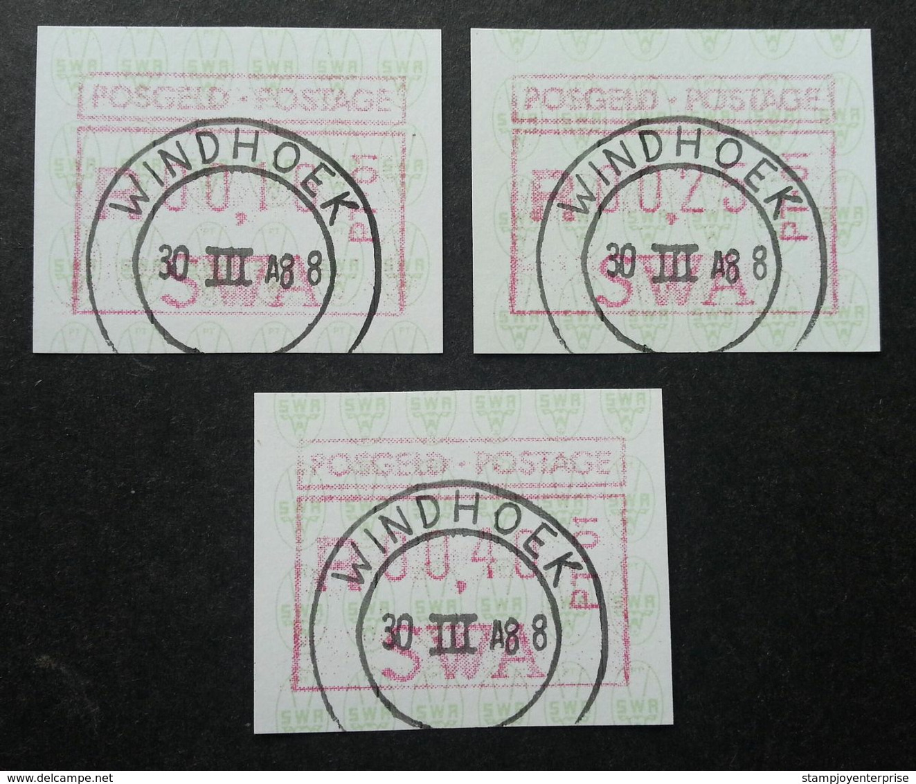 South Africa SWA 1988 ATM (frama Label Stamp) CTO - Vignettes D'affranchissement (Frama)