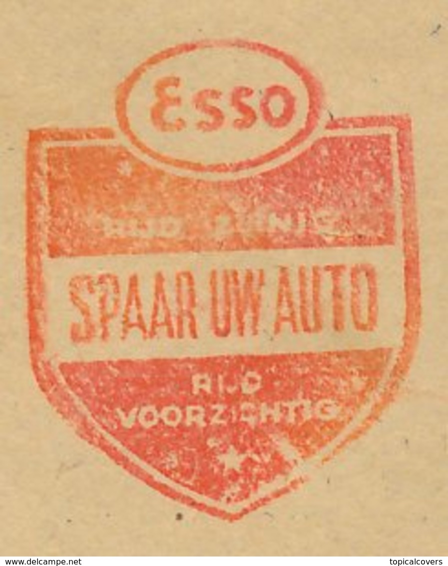 Meter Cover Netherlands 1948 Esso - Oil - Other & Unclassified