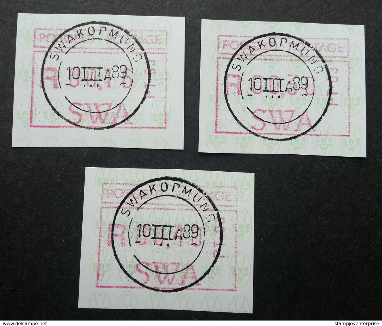 South Africa SWA 1989 ATM (frama Label Stamp) CTO - Vignettes D'affranchissement (Frama)