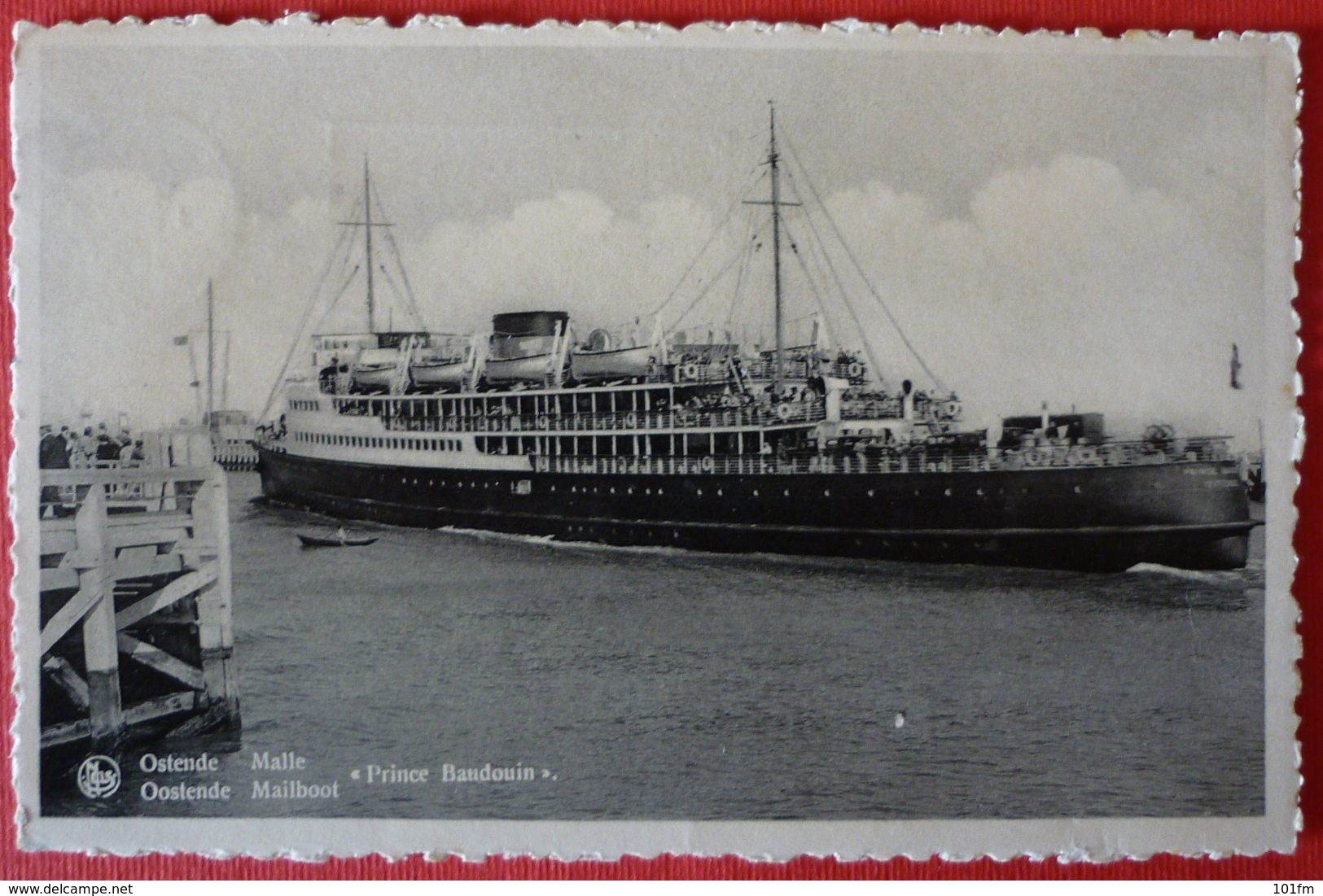 S.S.PRINCE BAUDOUIN - MAILBOOT OOSTENDE - DOVER - Paquebots