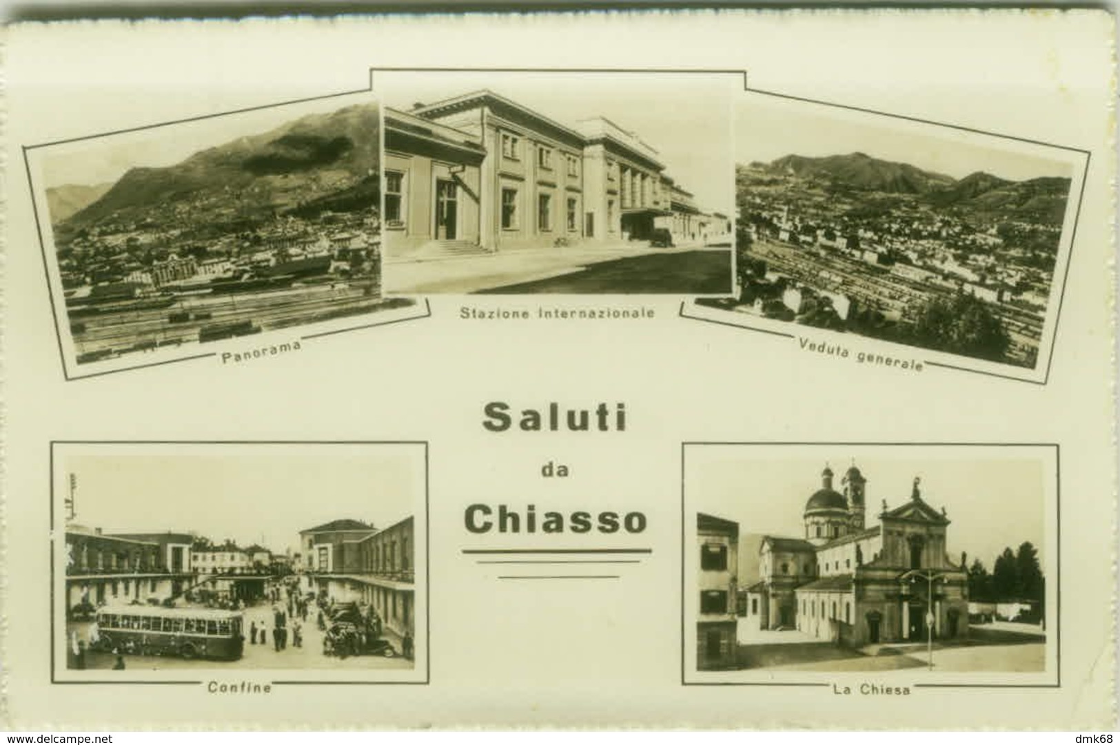 SWITZERLAND - SALUTI DA CHIASSO / VEDUTINE - STAZIONE FERROVIARIA - 1950s  (BG9675) - Chiasso