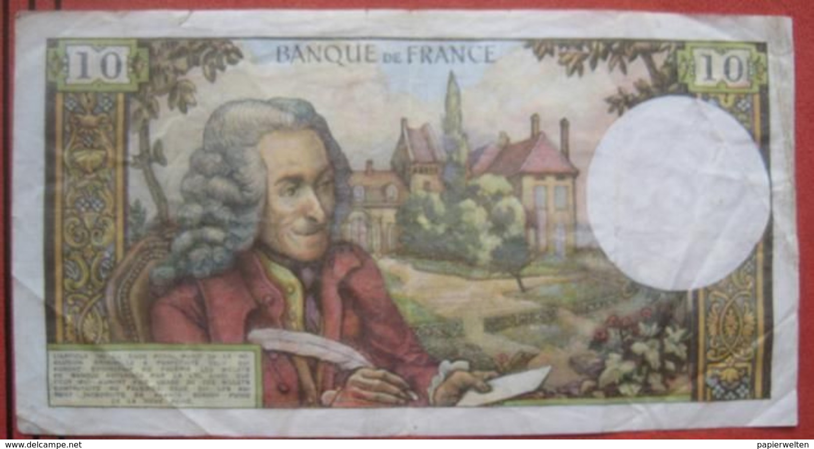 10 / Dix Francs 3.6.1971 (WPM 147d) - 10 F 1963-1973 ''Voltaire''