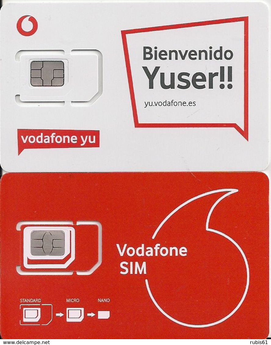 LOTE 2 TARJETAS GSM VODAFONE - Vodafone