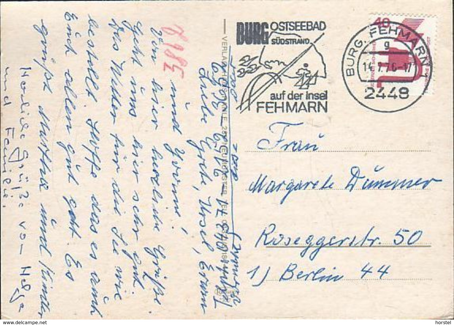 D-23769 Fehmarn - Ferieninsel Fehmarn - Train - Eisenbahn - Nice Stamp - Fehmarn