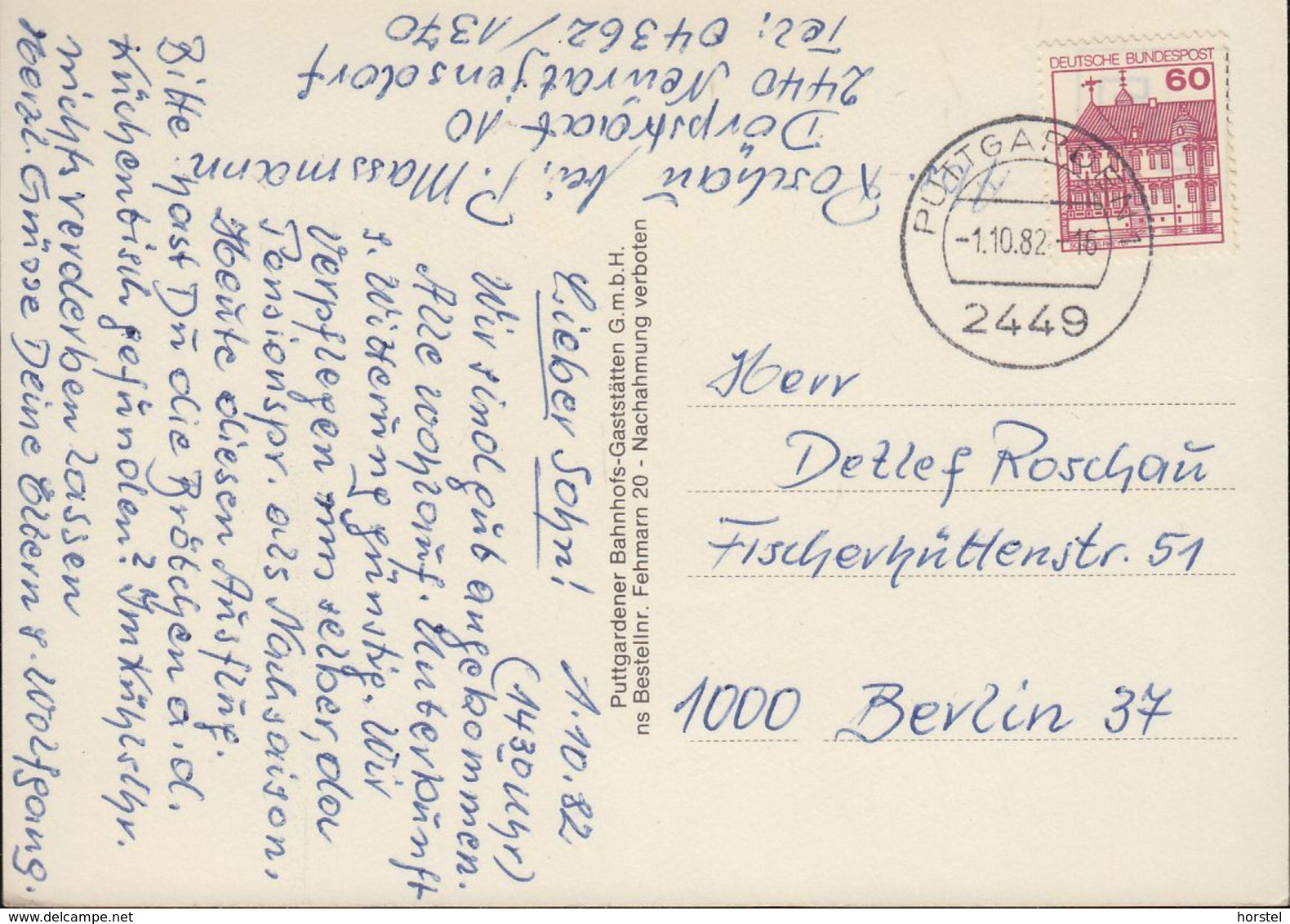 D-23769 Fehmarn - Alte Ansichten - Karte Mit DDR - Fähre - Eisenbahn - Nice Stamp - Fehmarn