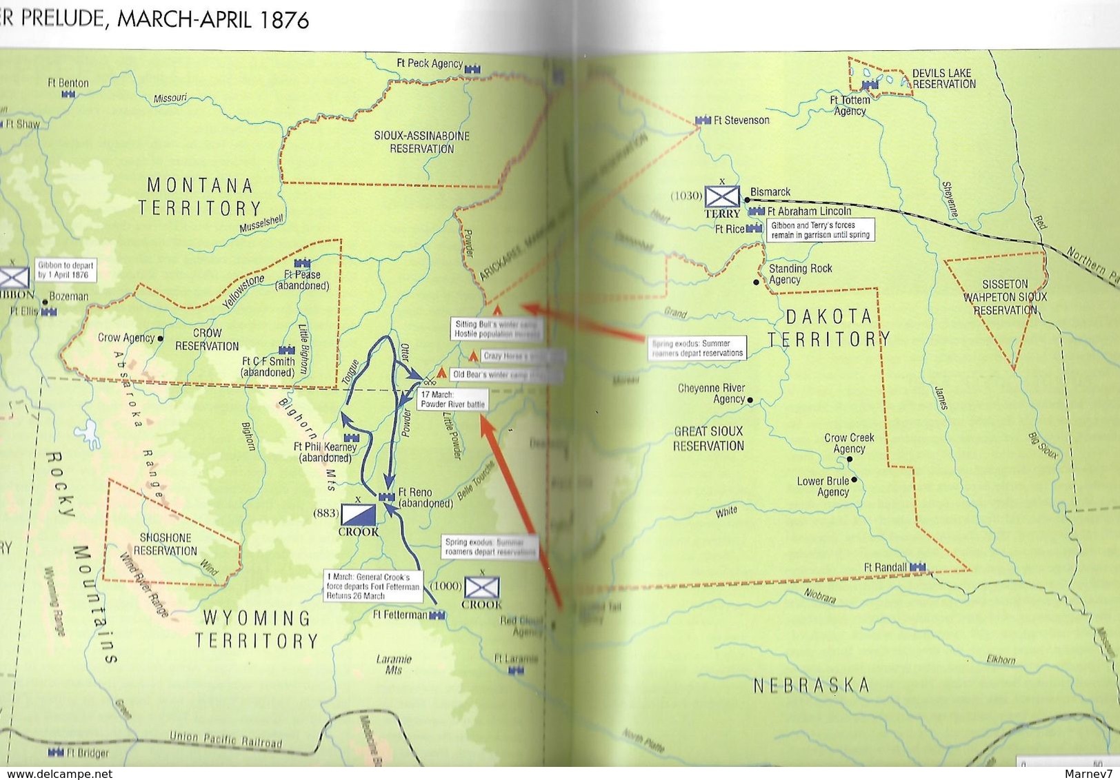 Livre - Anglais - Little Big Horn 1876 - Bataille De Little Big Horn - Général Custer - United States