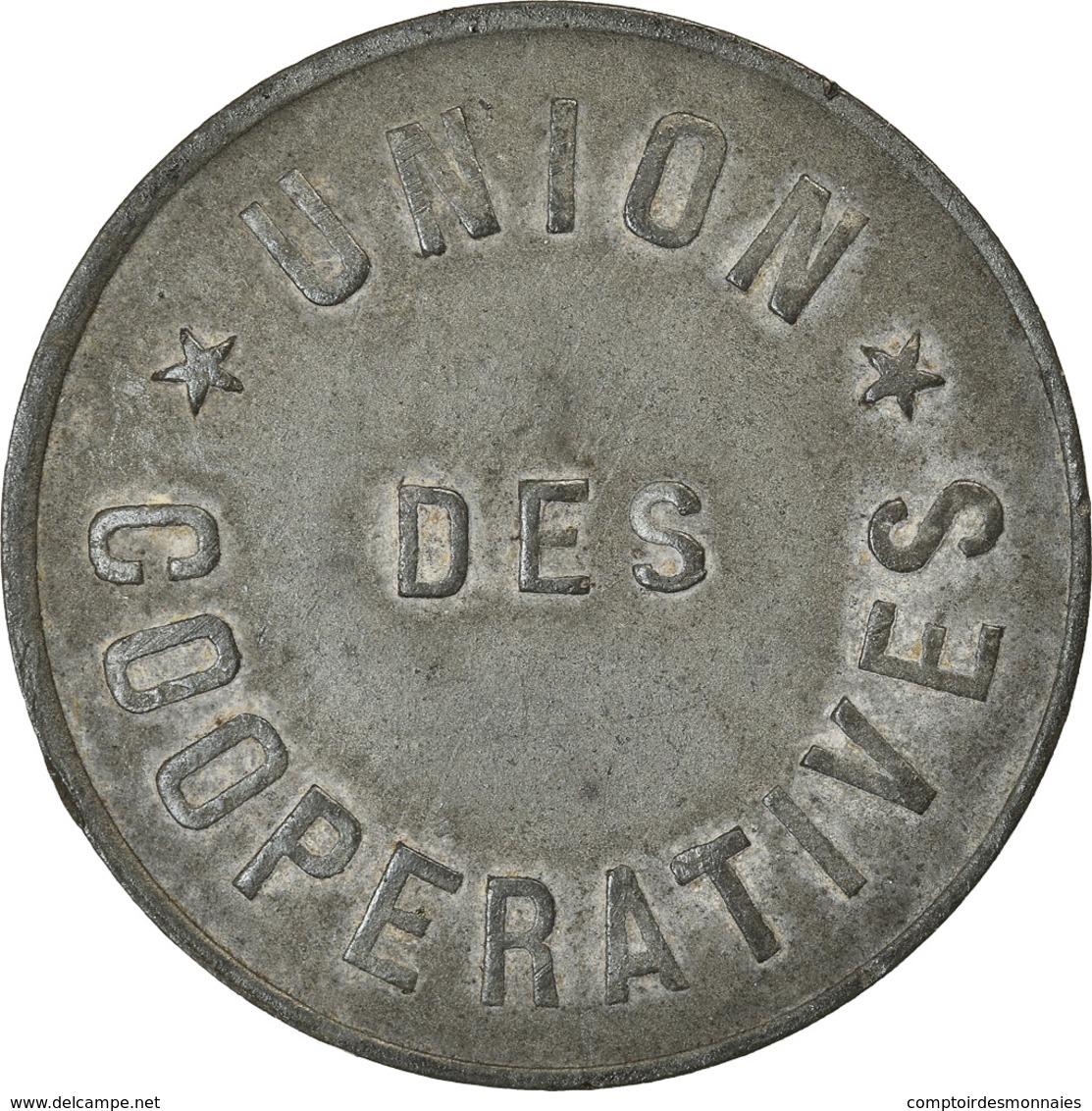 Monnaie, France, Union Des Coopératives, Paris, 5 Centimes, TTB, Zinc - Monétaires / De Nécessité