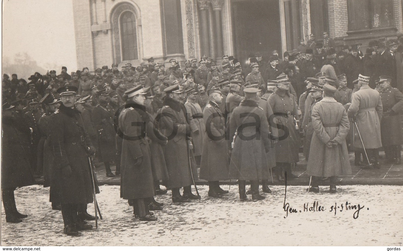 Poland - Warszawa - 11.02.1920 - Palac Saski Church - Comemoration 1863 - Polonia