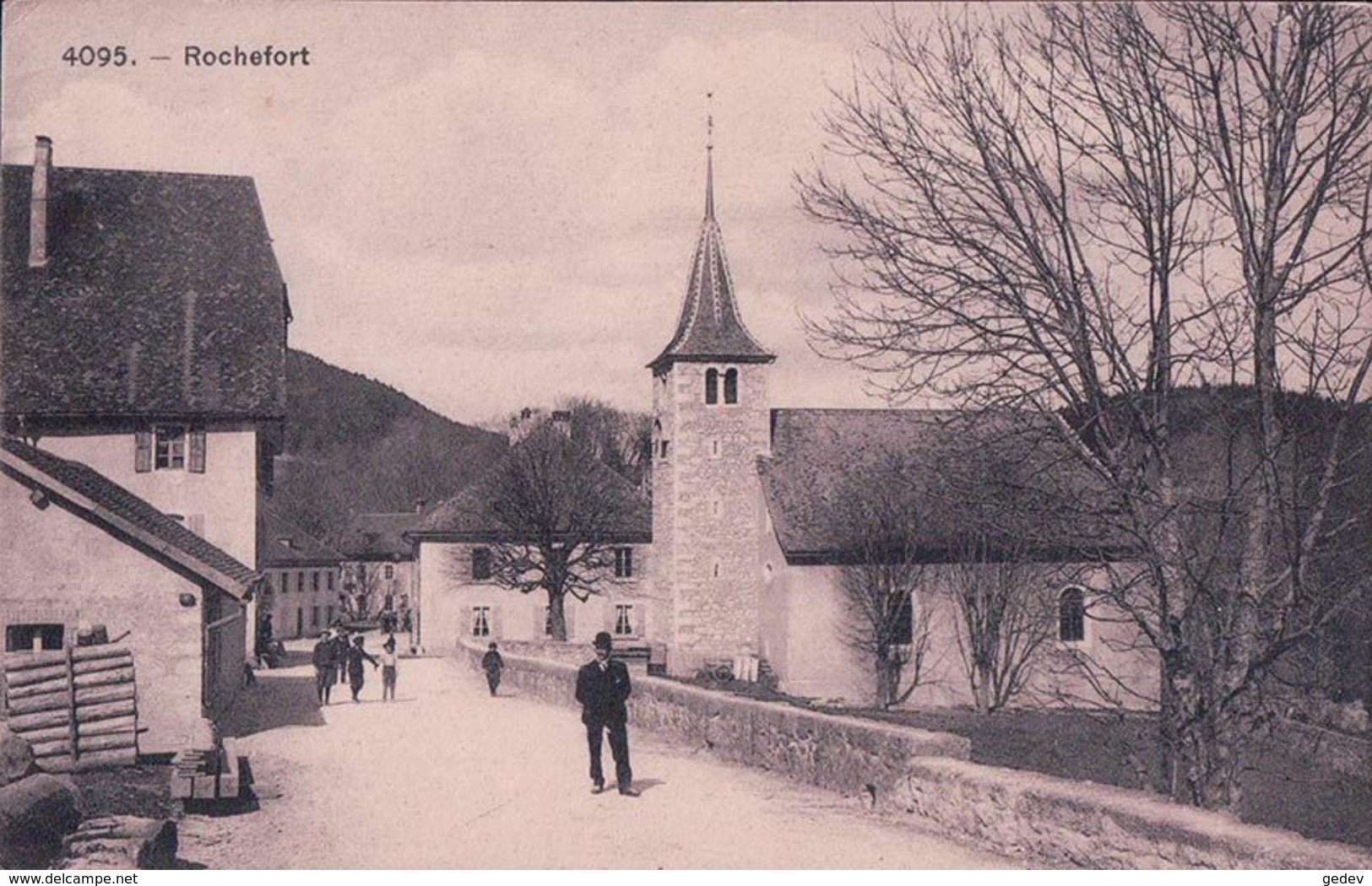 Rochefort NE, Une Rue Animée (4095) - Rochefort