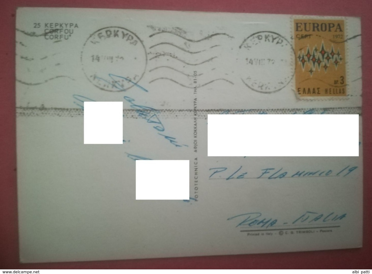 HELLAS COVER TO ITALY - Lettres & Documents
