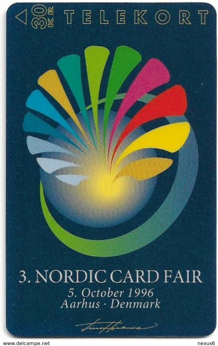 Denmark - Tele Danmark (Magnetic) - Nordic Card Fair 1996 - TDS010 - 09.1996, 30kr, 3.000ex, Used - Dänemark