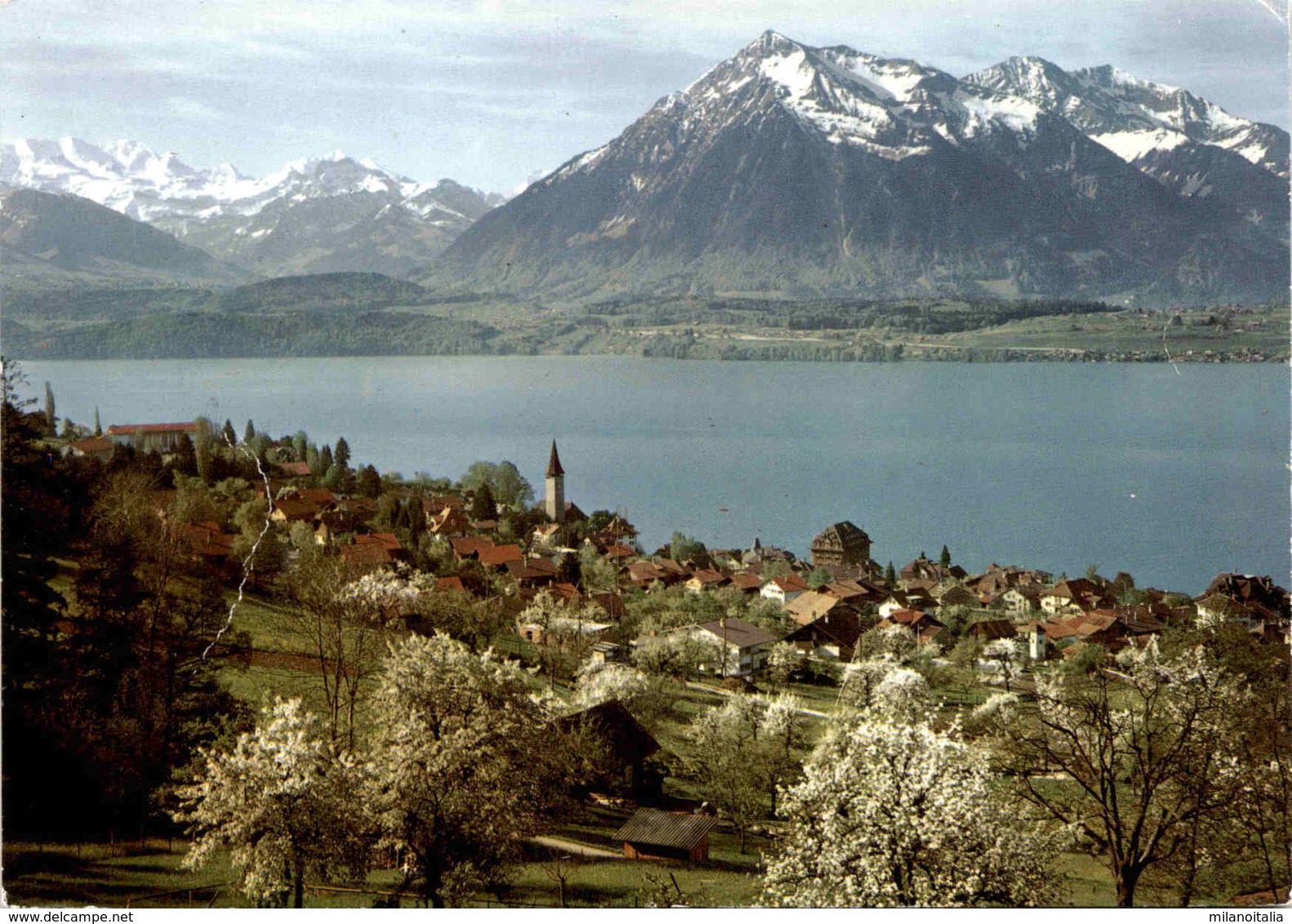 Hilterfingen Am Thunersee - Blüemlisalp - Niesen (8762) * 23. 4. 1975 - Hilterfingen