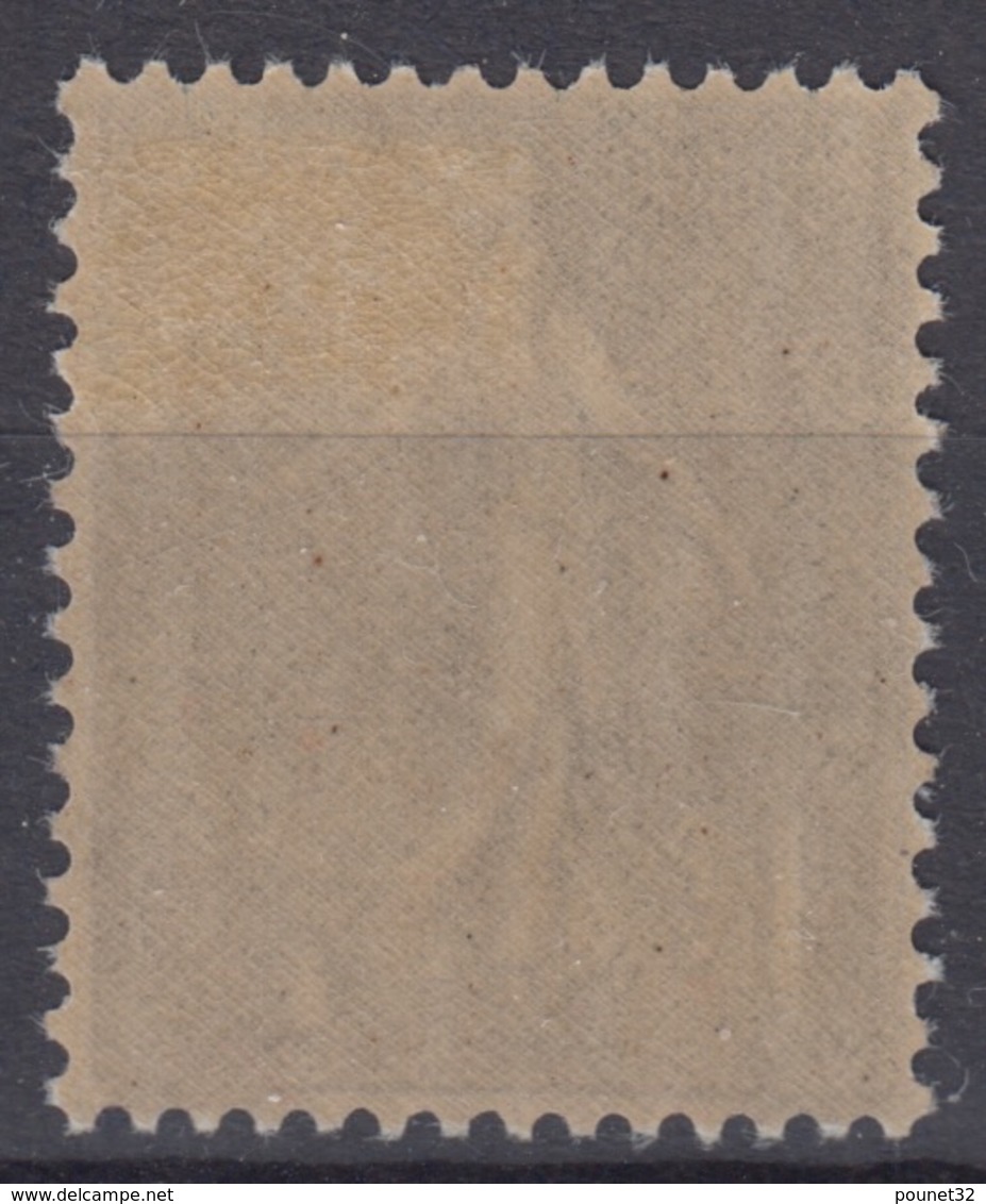 FRANCE : SEMEUSE N° 205a BLEU NOIR NEUVE * GOMME TRACE DE CHARNIERE - COTE 125 € - 1903-60 Säerin, Untergrund Schraffiert