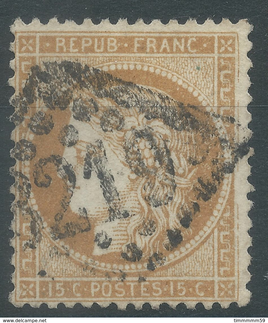 Lot N°57877  Variété/n°59, Oblit GC 3219 Rouen, Seine-Inférieure (74), Cassures Filet EST - 1871-1875 Cérès