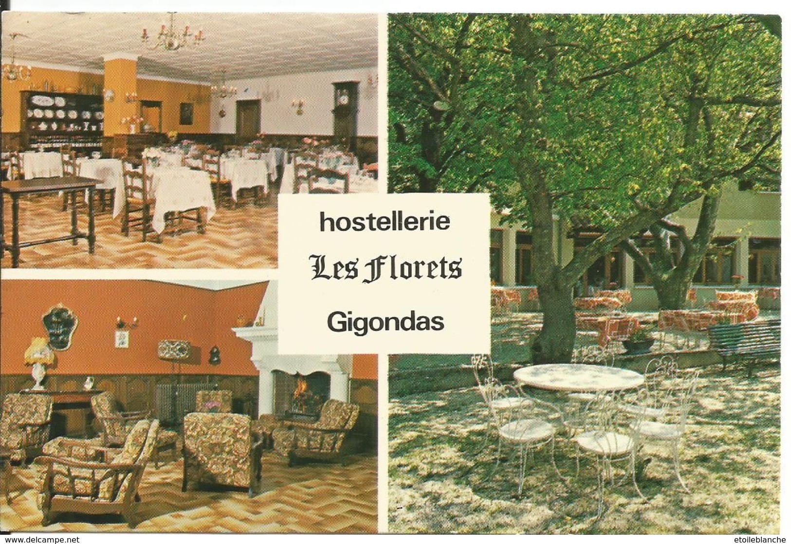 Gigondas Hostellerie Les Florets (Beaumes De Venise 84 Vaucluse) - Carte Non écrite - Hôtel Restaurant - Beaumes De Venise