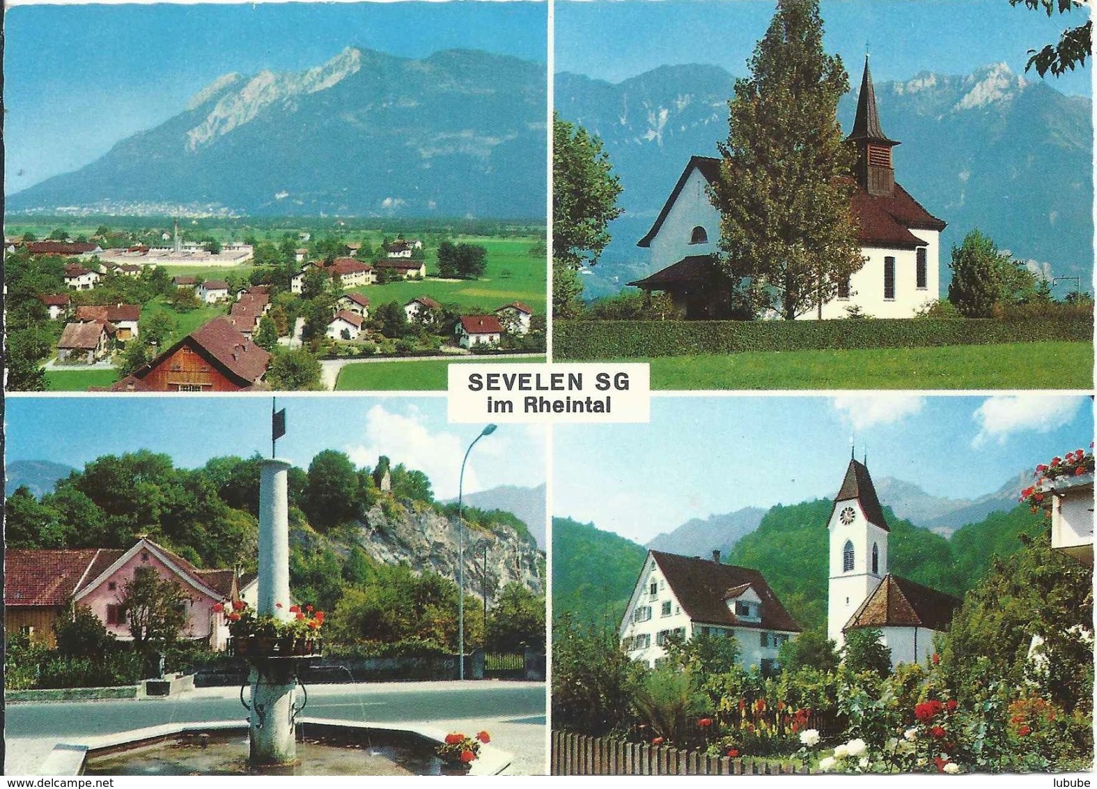 Sevelen - Im Rheintal  (4 Bilder)           1961 - Sevelen
