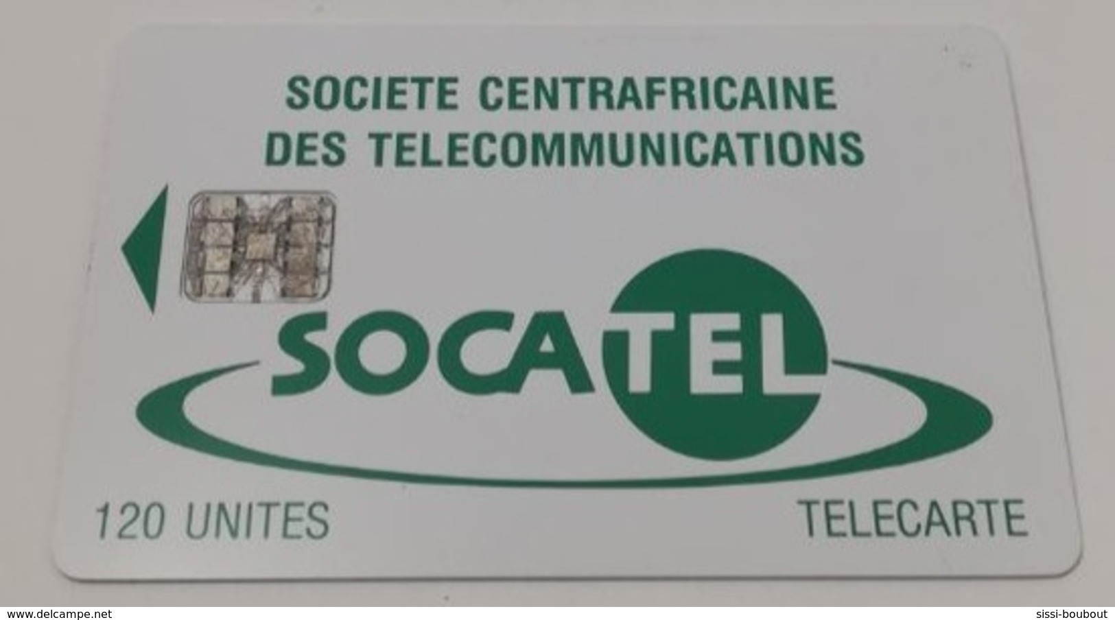 Télécarte - SOCIETE CENTRAFRICAINE DES TELECOMMUNICATIONS - Centrafricaine (République)