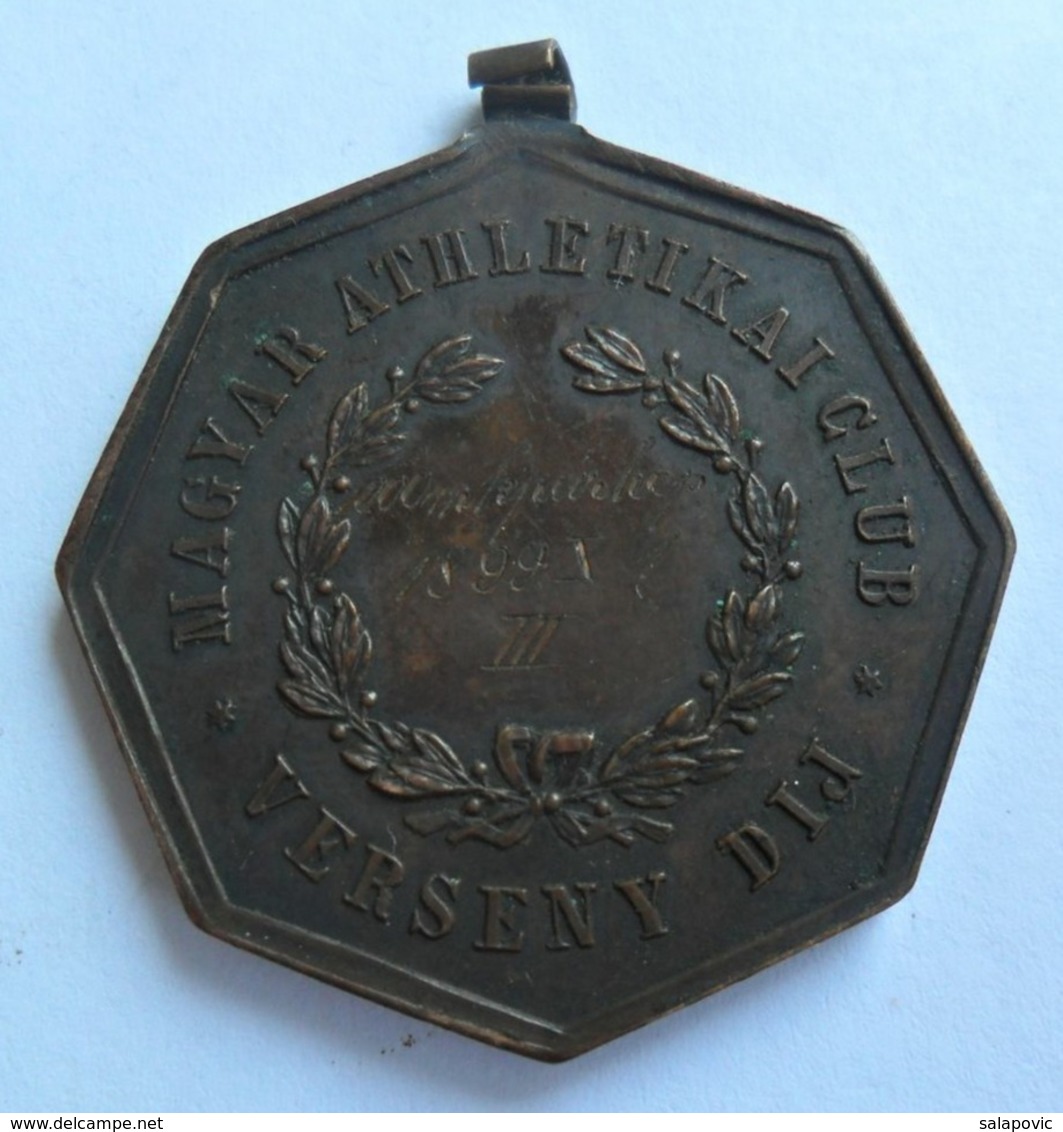 Magyar Athletikai Club Budapest 1899 Athletic Medal PLIM - Athlétisme