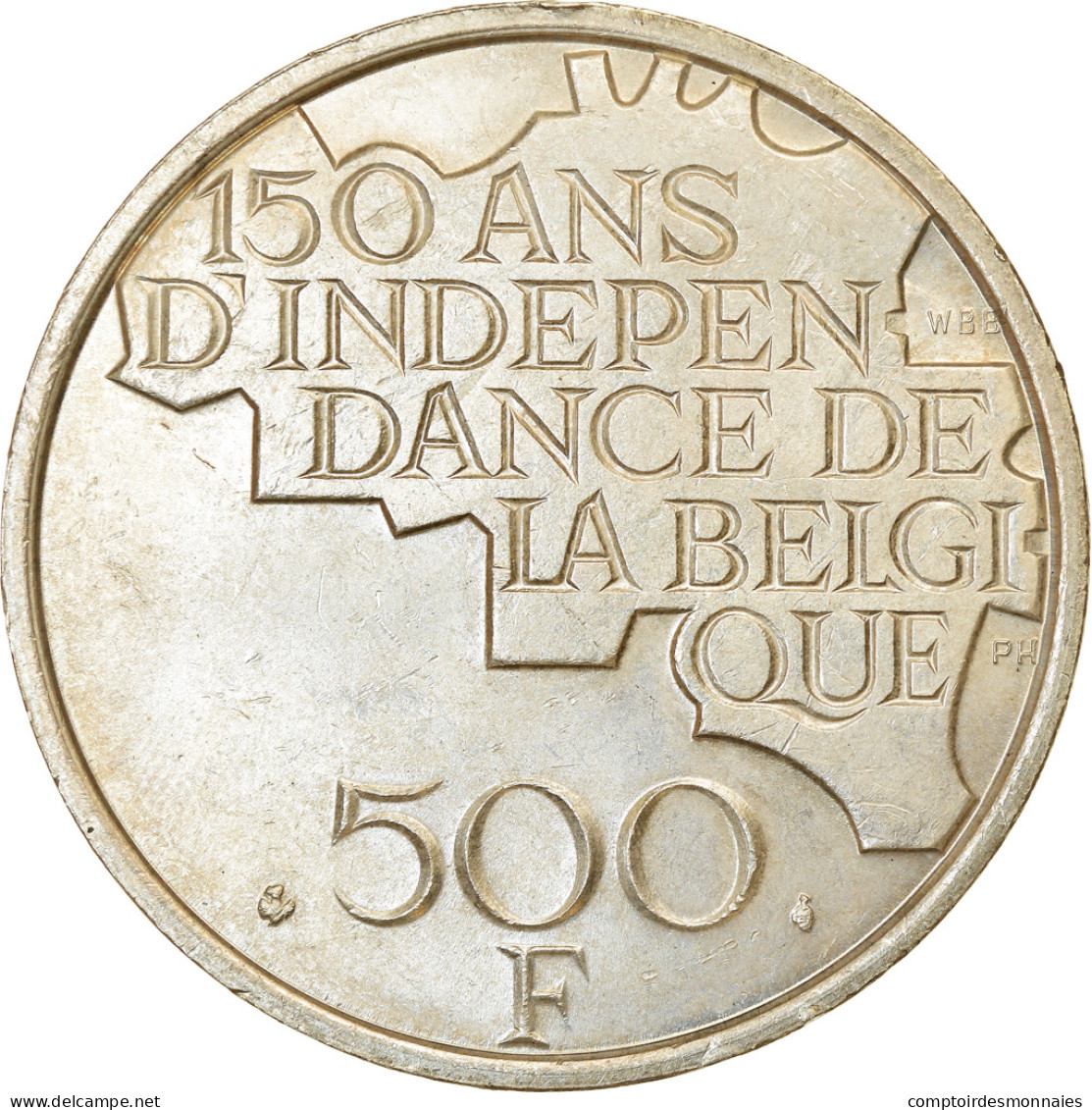 Monnaie, Belgique, 500 Francs, 500 Frank, 1980, Bruxelles, SUP, Silver Clad - 500 Frank