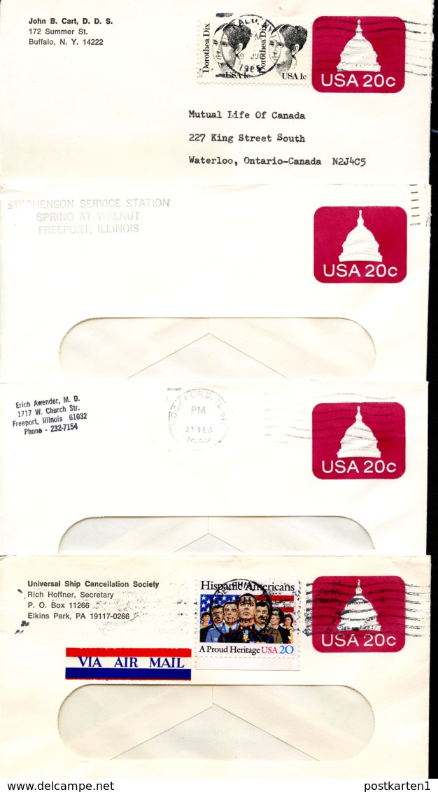 U601 21 PSE Covers CAPITOL DOME Used Domestic And International 1982-2014 - 1981-00