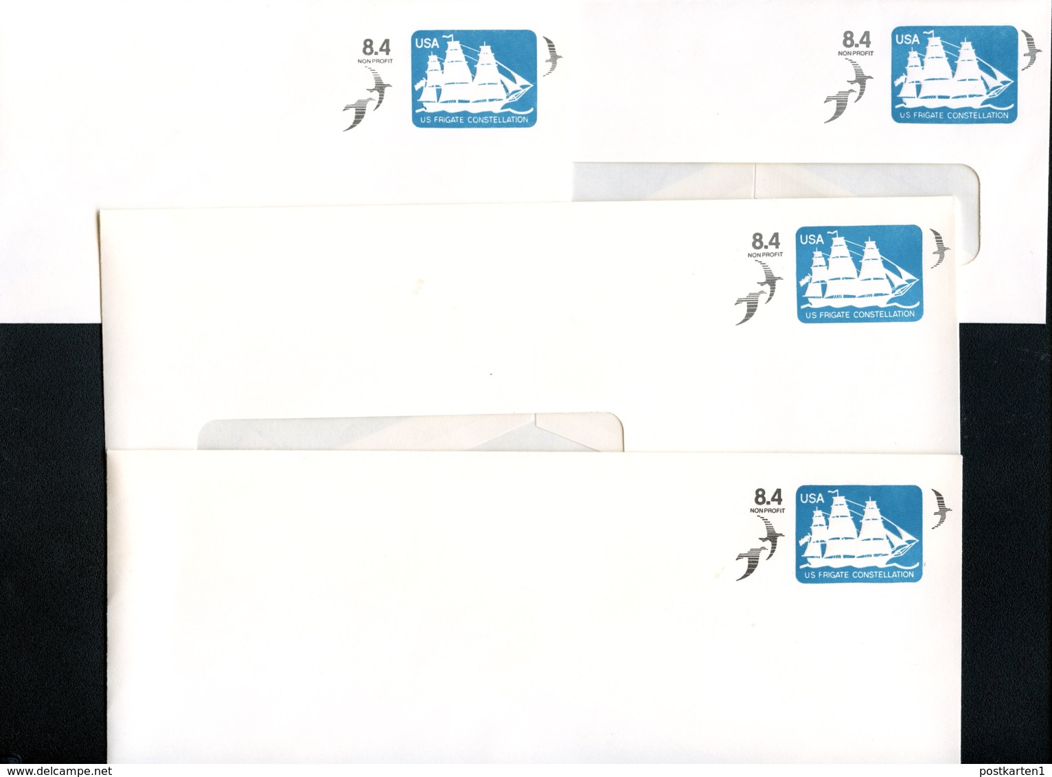 U612 4 Diff. PSE Covers FRIGATE CONSTELLATION Mint 1988 - 1981-00