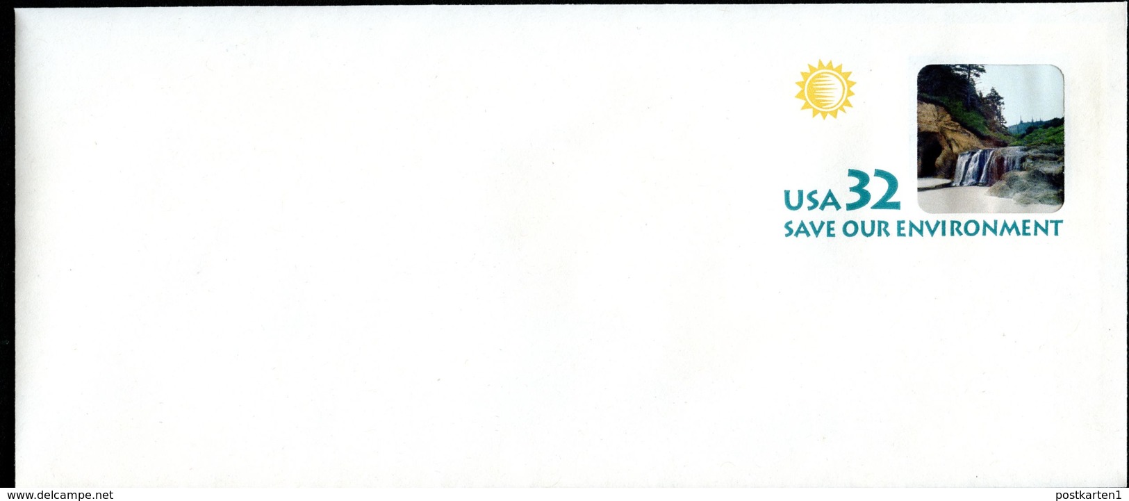 SAVE ENVIRONMENT USA U640 PSE Cover Mint 1996 - Umweltschutz Und Klima