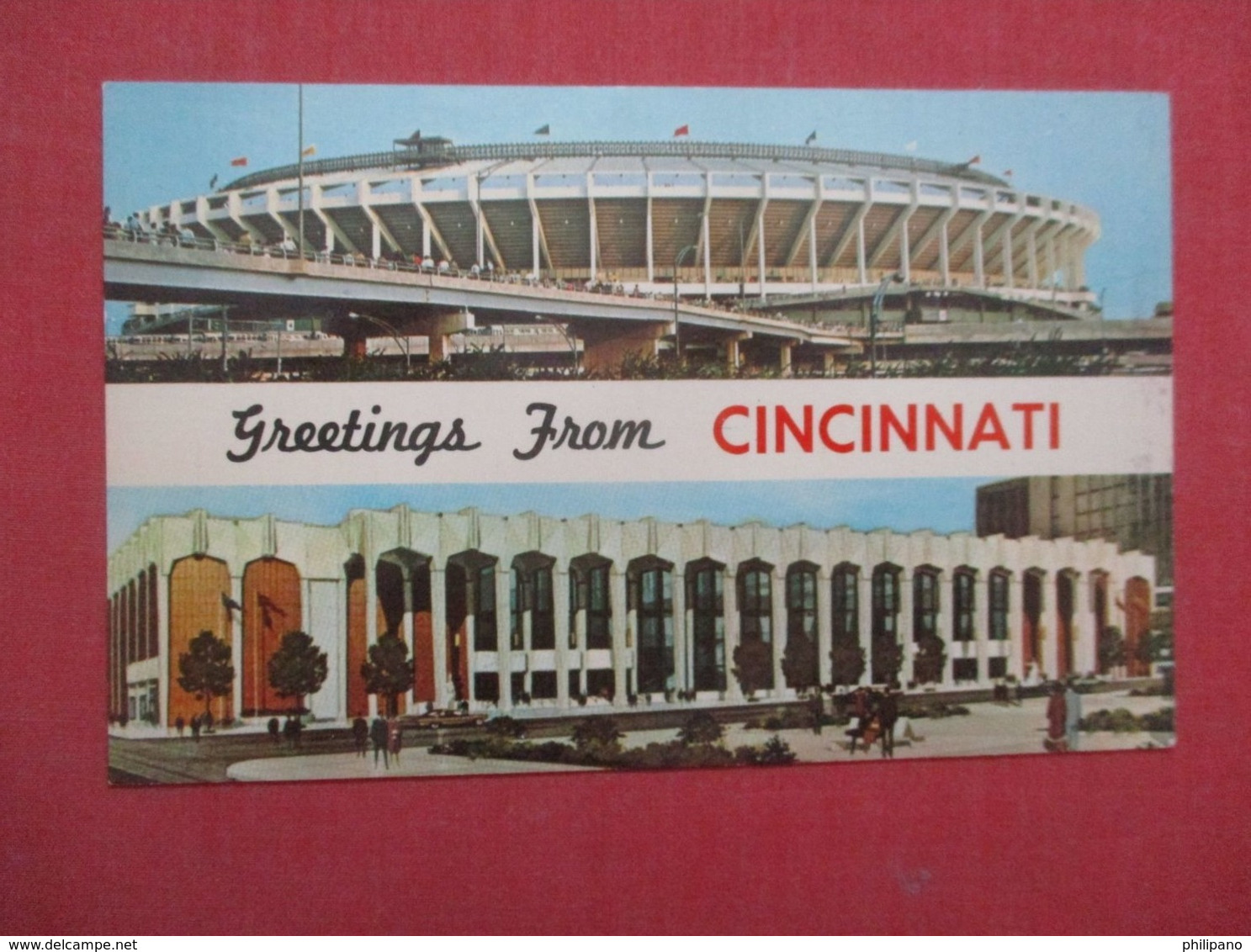 Greetings  Stadium Cincinnati  Ohio    Ref 4295 - Cincinnati