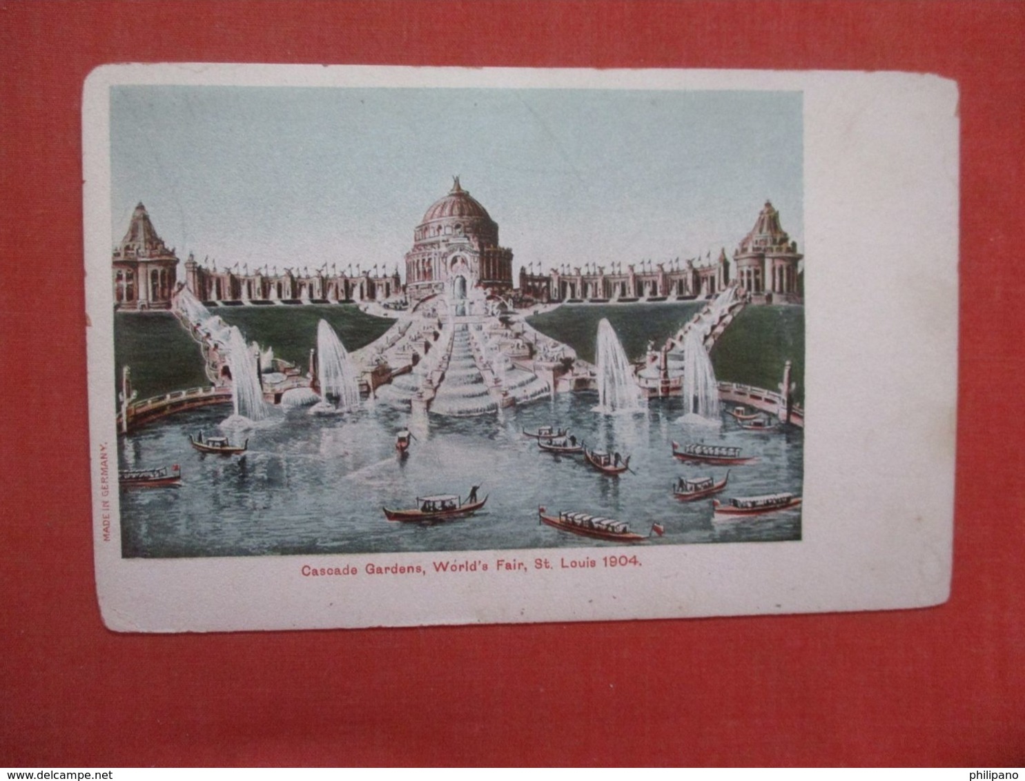 1904 St Louis Worlds Fair  Cascade Gardens  Exposition   >  Ref 4295 - Exhibitions