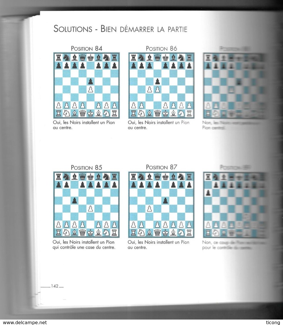 ECHECS DE CHRISTOPHE BERNARD , METHODE EN IMAGE, 194 PAGES AVEC LE JEU D ECHEC - 1ERE EDITON MANGO JEUNESSE 2001, A VOIR - Palour Games