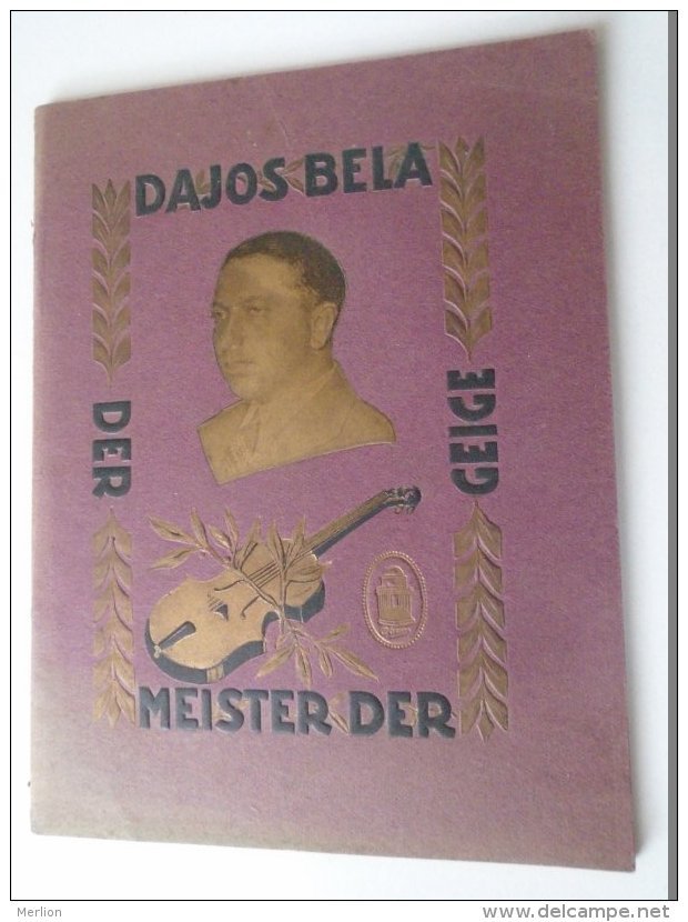 DEL002.16 Booklet DAJOS BÉLA Der Meister Deer Geige - Booklet - Werbung
