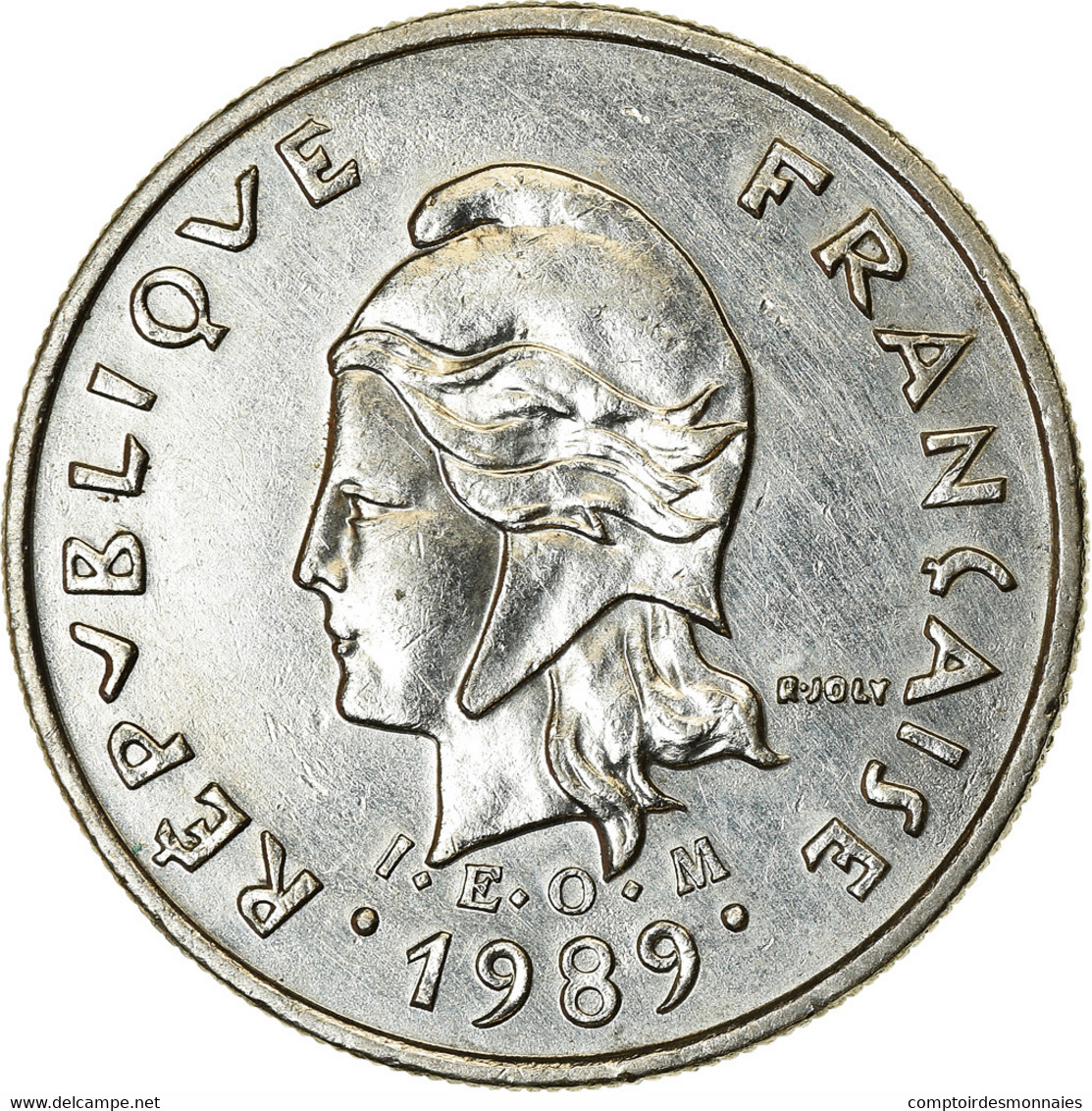 Monnaie, Nouvelle-Calédonie, 10 Francs, 1989, Paris, TTB, Nickel, KM:11 - New Caledonia