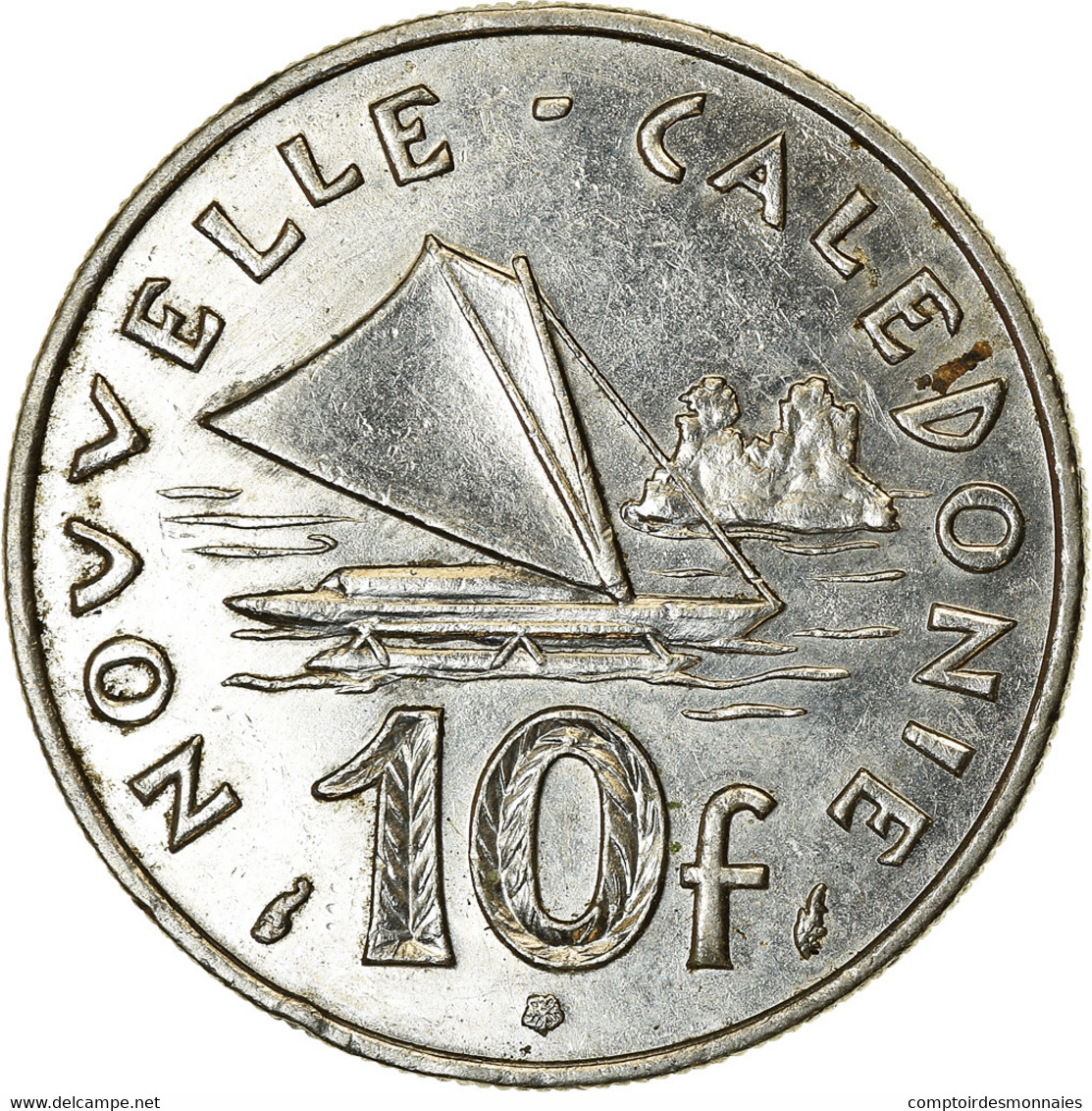 Monnaie, Nouvelle-Calédonie, 10 Francs, 1989, Paris, TTB, Nickel, KM:11 - Neu-Kaledonien