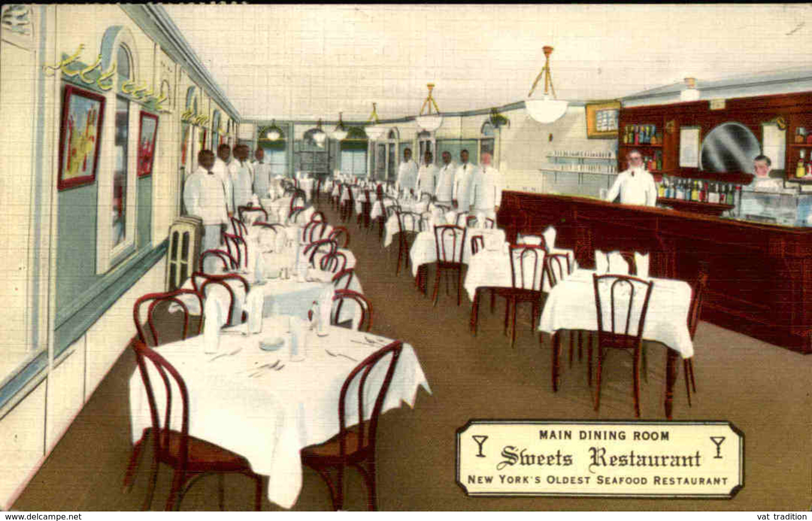 ETATS UNIS - Carte Postale - New York - Sweets Restaurant - Fulton Street - L 67382 - Bar, Alberghi & Ristoranti