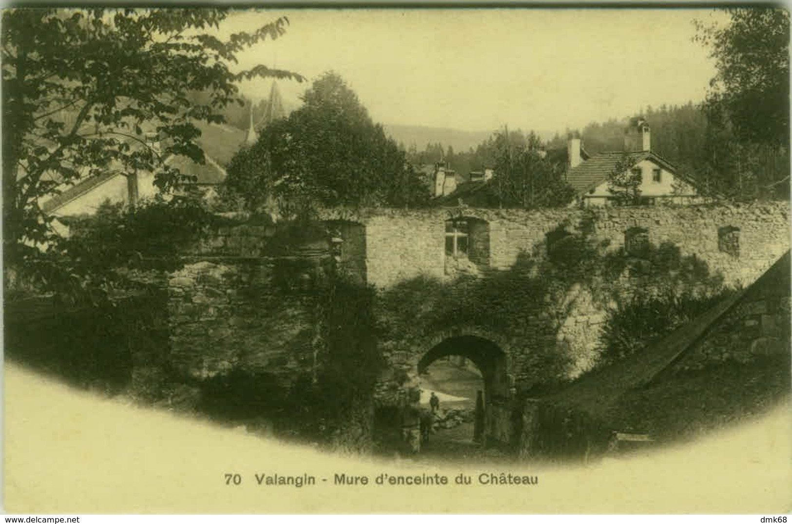 SWITZERLAND - VALANGIN - MURE D'ENCEINTE DU CHATEAU - EDIT MAISON T. JACOT W. BOUS - 1920s ( BG9705) - Valangin