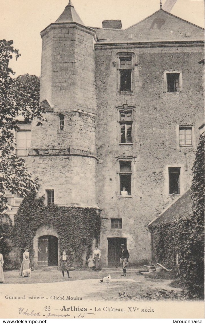 95 - ARTHIES - Le Château,  XVe Siècle - Arthies