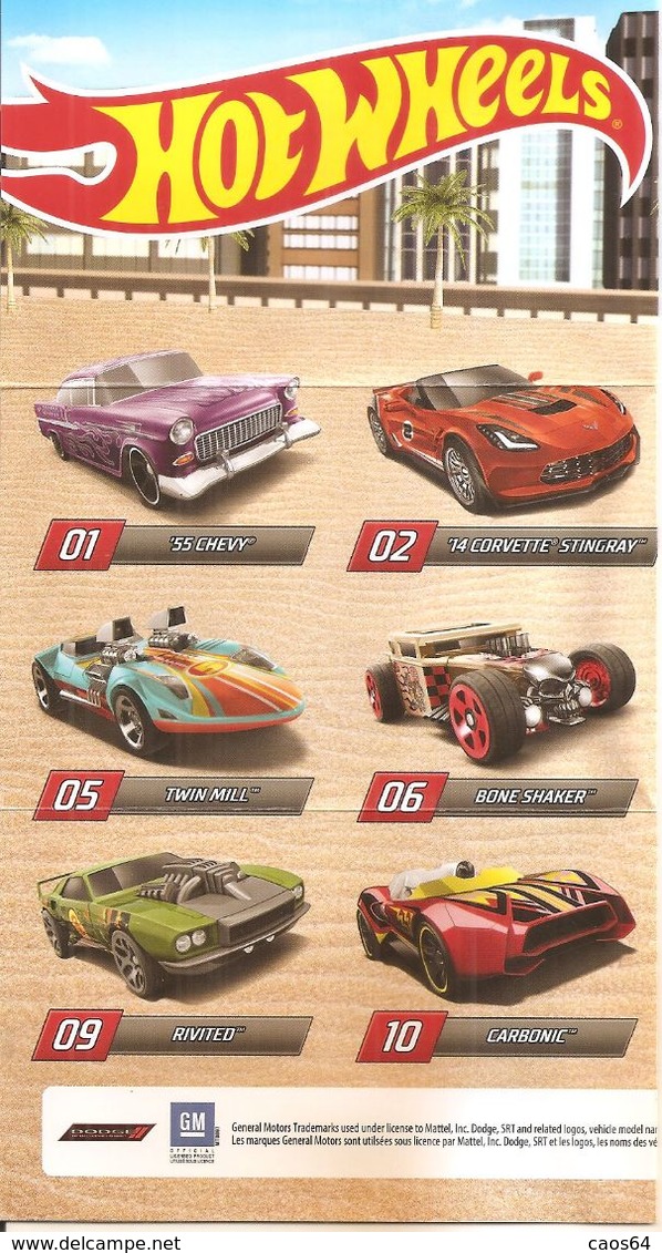 HOT WHEELS MYSTERY MODELS MATTEL SORPRESE  VELINA ITALY - Publicidad