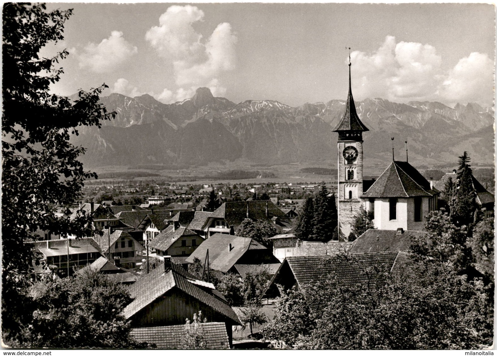 Steffisburg Mit Stockhornkette (0182) * 22. 9. 1957 - Steffisburg