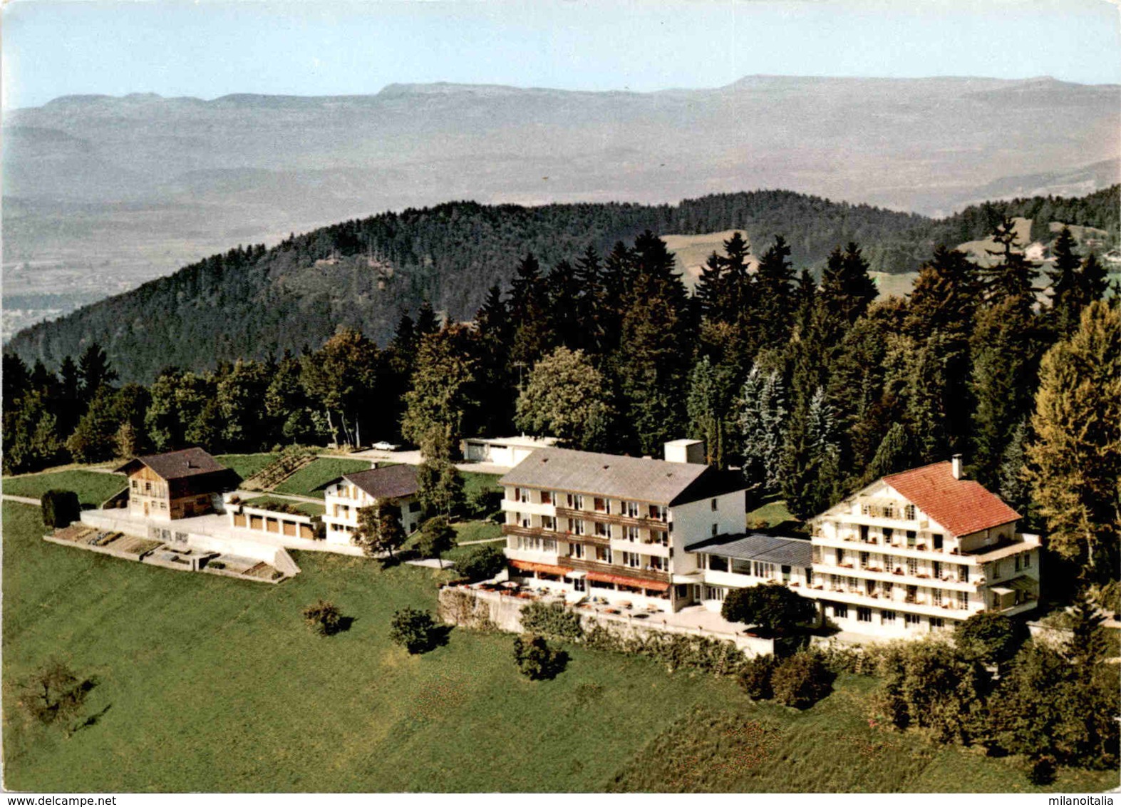 Hotel Haltenegg - Heiligenschwendi Ob Thun - Fliegeraufnahme (330) * 16. 5. 1974 - Heiligenschwendi