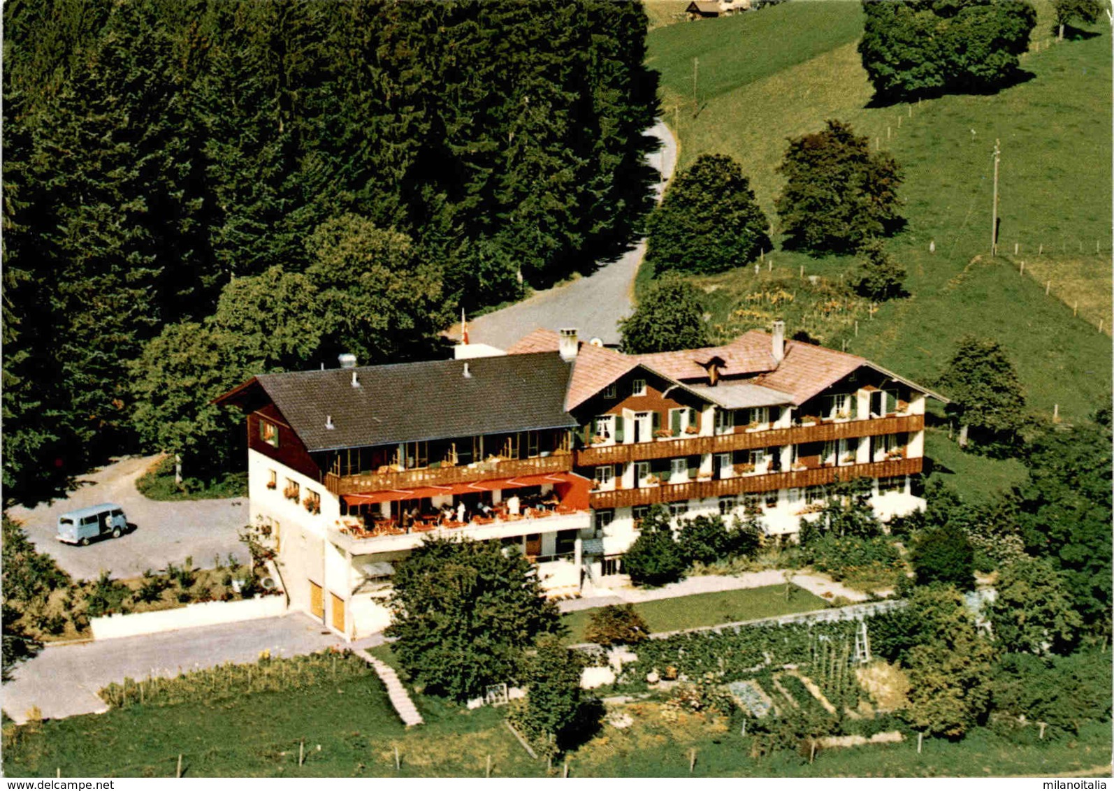 Hotel Rest. Bellevue - Saali/Heiligenschwendi - Fliegeraufnahme (280) - Heiligenschwendi