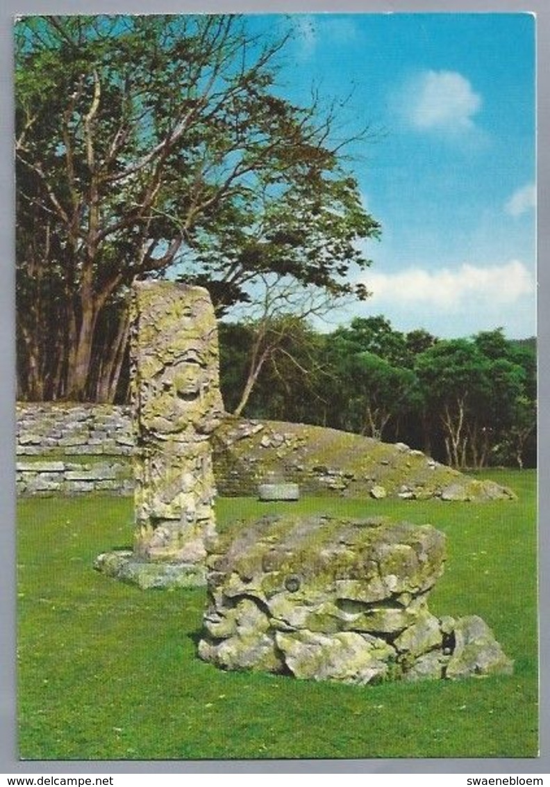 HN.- HONDURAS. ESTELA MAYA, RUINAS DE COPÁN. - Honduras