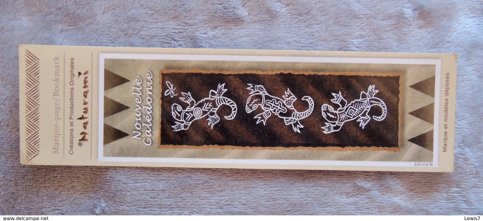 Bookmark / Marque-page LEZARDS : Petits Geckos - Marque-Pages