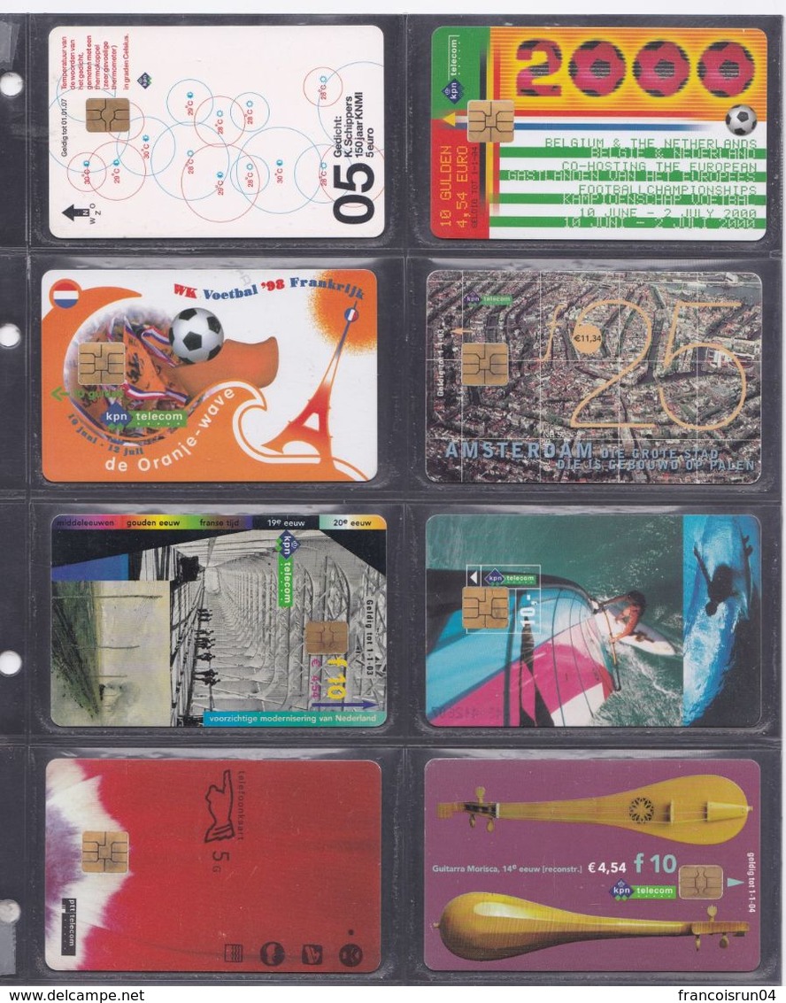 PAYS BAS 8 Cartes Téléphonique - Collections