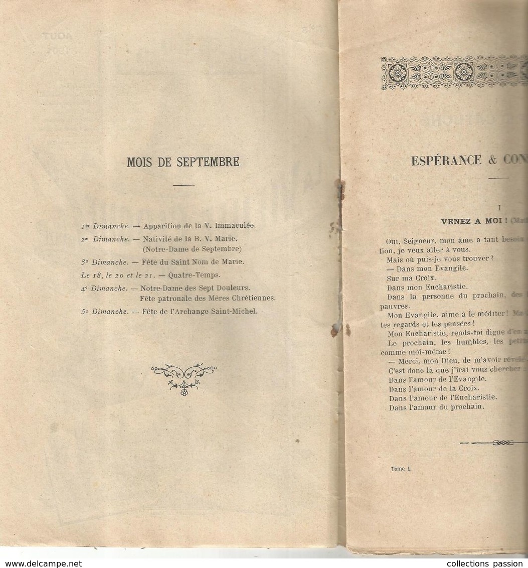 Régionalisme, Bulletin Mensuel, LA VIEILLE CLOCHE DE MAUZE SUR LE MIGNON , N° 8 , Aout 1901, 21 Pages, Frais Fr 1.85e - Poitou-Charentes