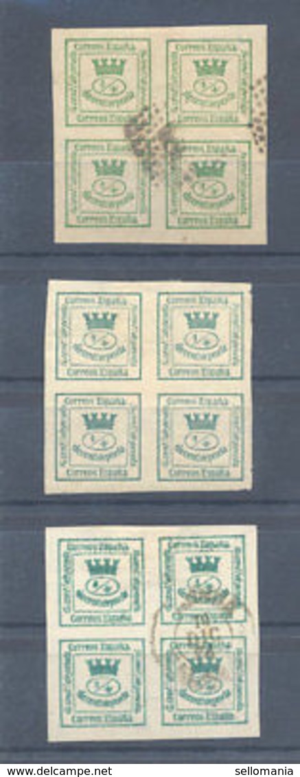 1873 CORONA MURAL EDIFIL 130 USADO 130a * Y 130b USADO USED AND MH CROWN TC12108 - Unused Stamps