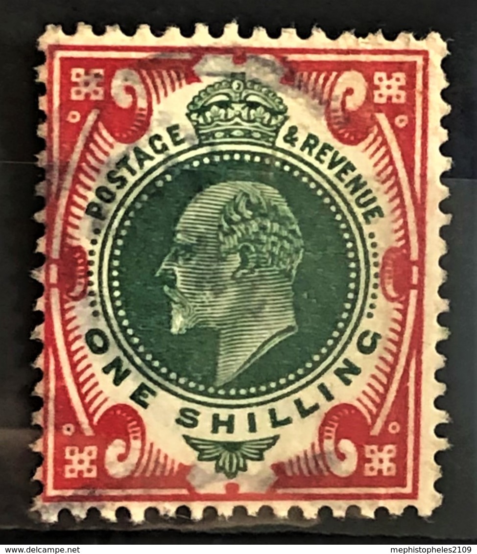 GREAT BRITAIN 1911 - Canceled - Sc# 138a - 1sh - Used Stamps