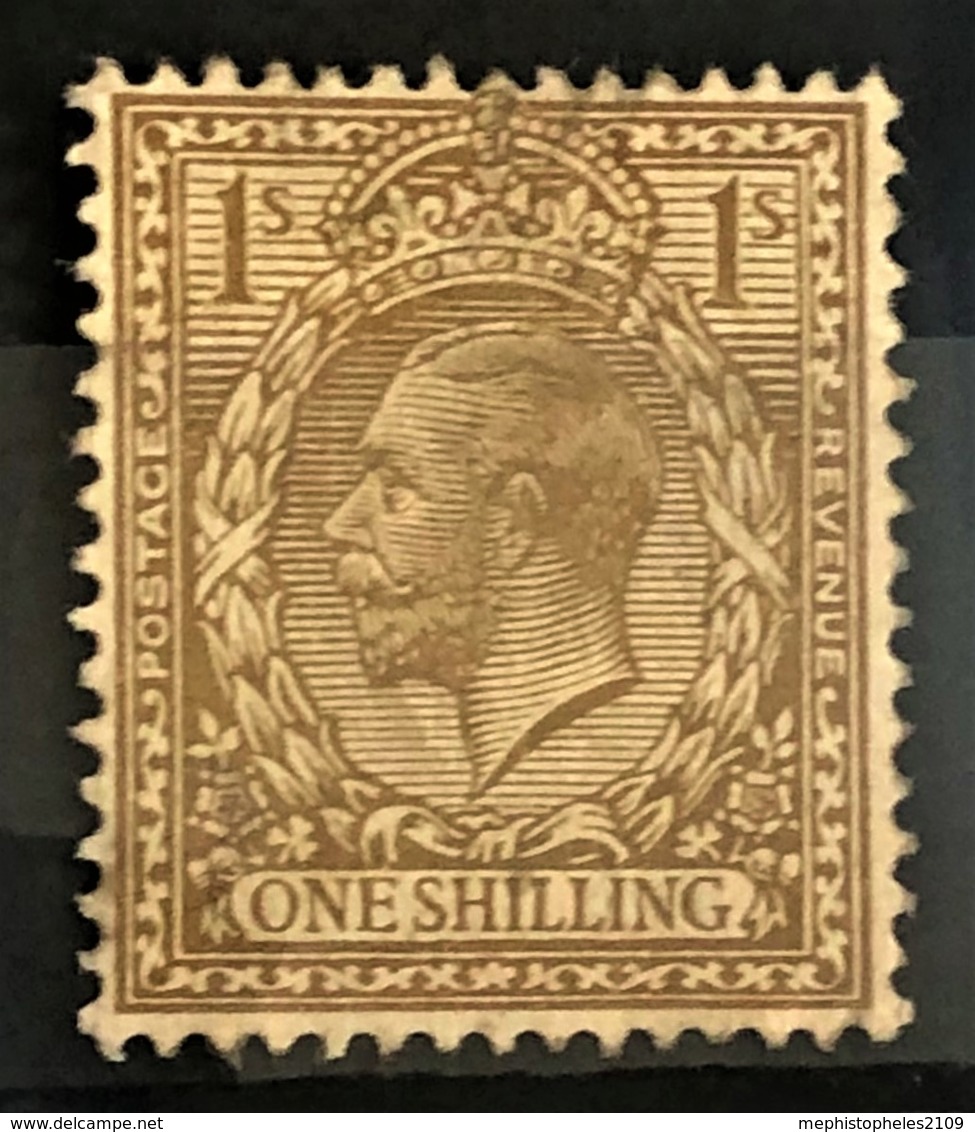 GREAT BRITAIN 1913 - MLH - Sc# 172 - 1sh - Unused Stamps